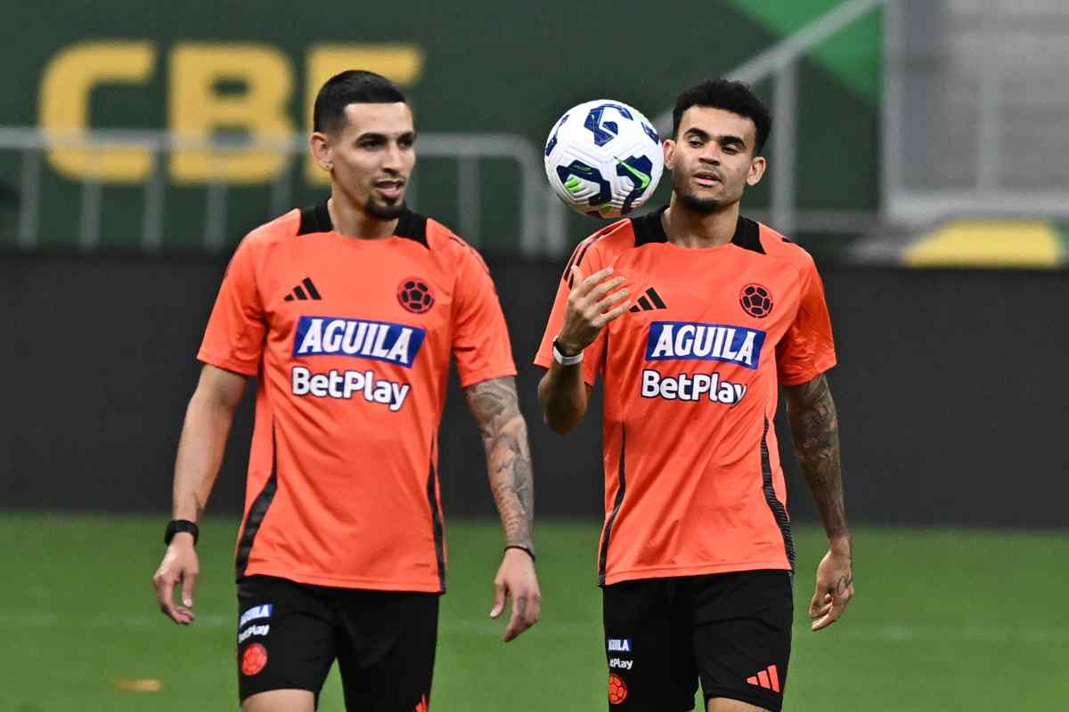 Munoz durante un riscaldamento
