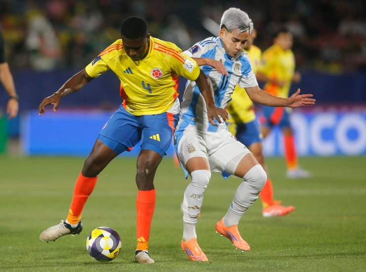 Subiabre con la maglia dell'Argentina