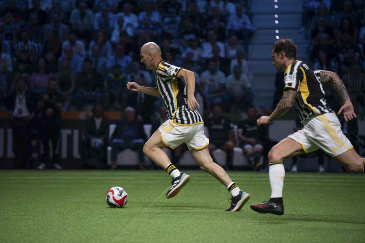 Zidane a un evento con la Juve